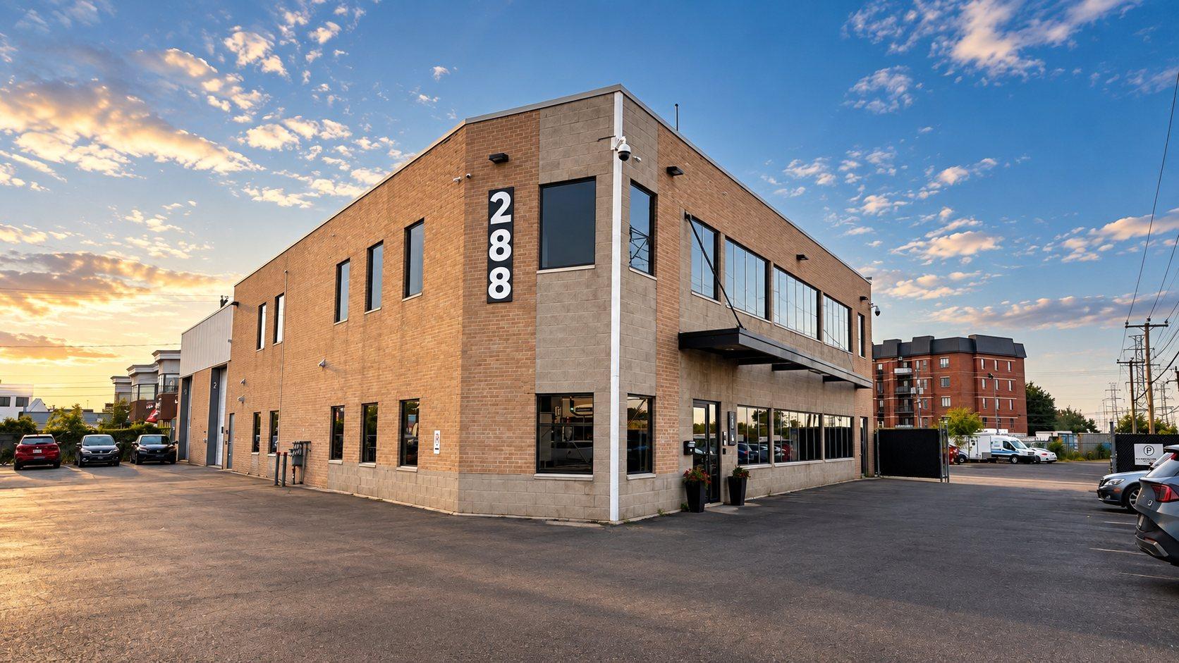 The Hub 288 building on boulevard Curé-Labelle in Laval